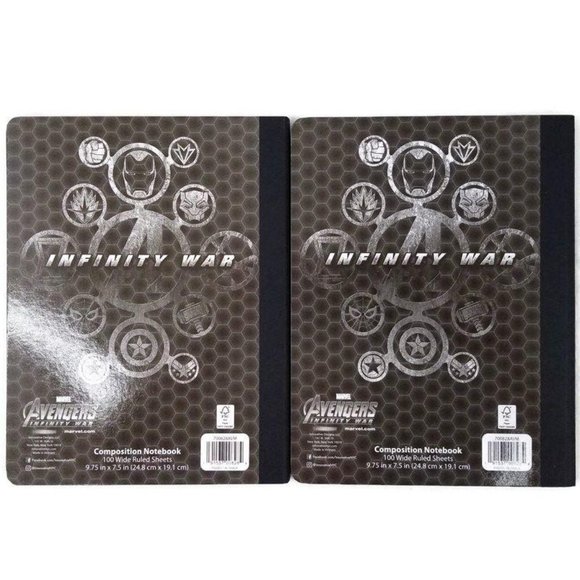 Marvel Infinity War Avengers Notebooks Lot of 2 - Picture 4 of 4